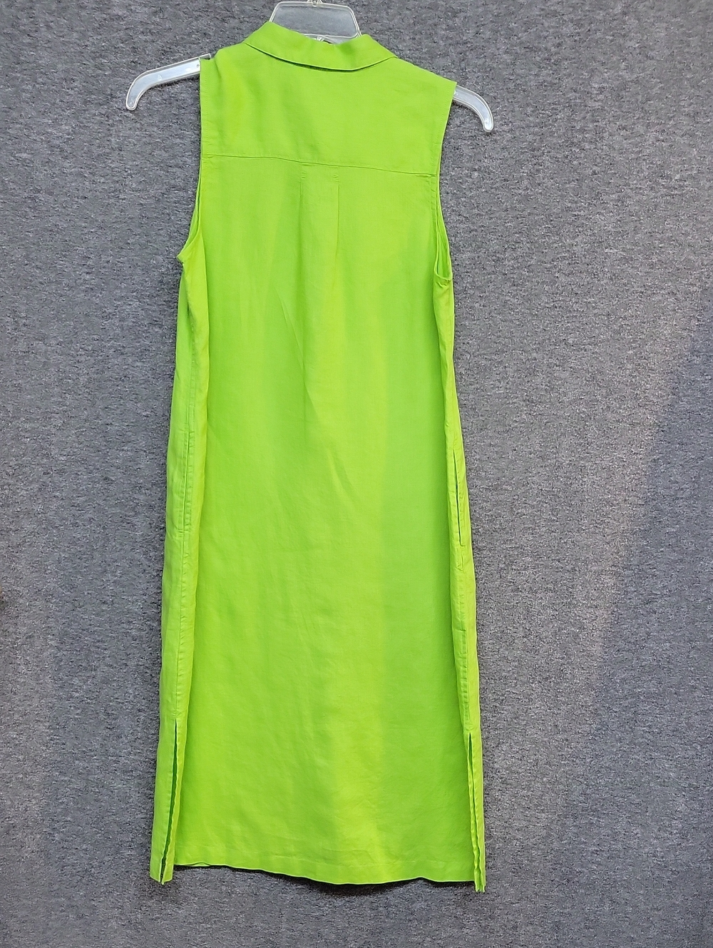 NWT Tommy Bahama Linen Button Front Shirt Dress Tart Apple Green MSRP $148 - Picture 5 of 7